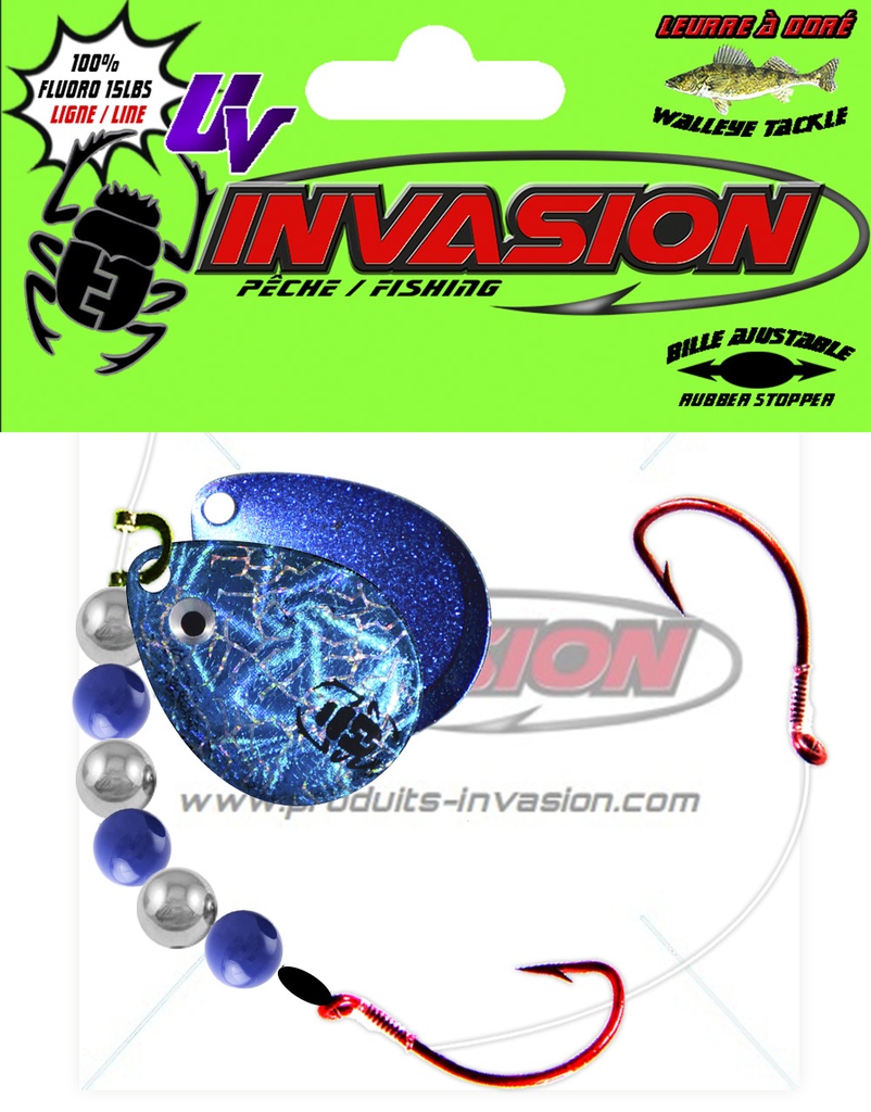 01 - Iridescent Bleu (Hologramme Argent)