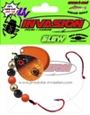21 - GLOW Orange et Noir (Hologramme Or)