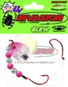 23 - GLOW Rose et Blanc (Hologramme Argent)