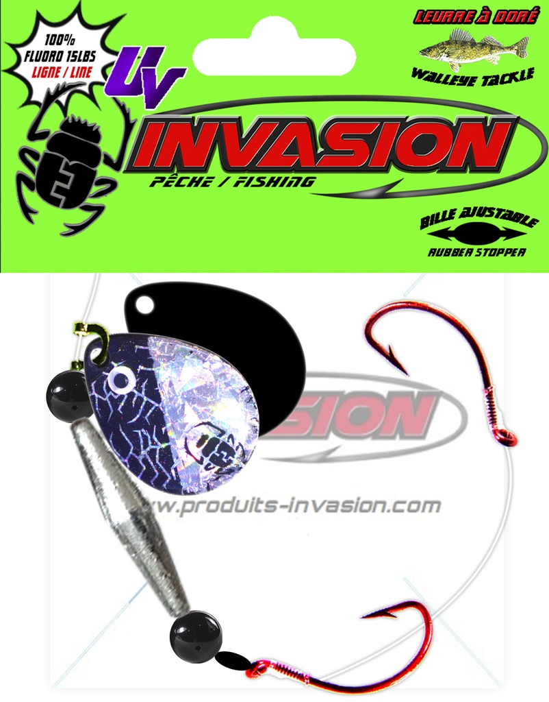 18 - Iridescent Noir et Argent (Hologramme Argent)