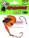 21 - GLOW Orange et Noir (Hologramme Or)