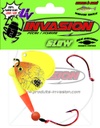 24 - GLOW Orange et Chartreuse (Hologramme Argent)