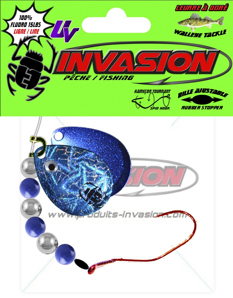 01 - Iridescent Bleu (Hologramme Argent)