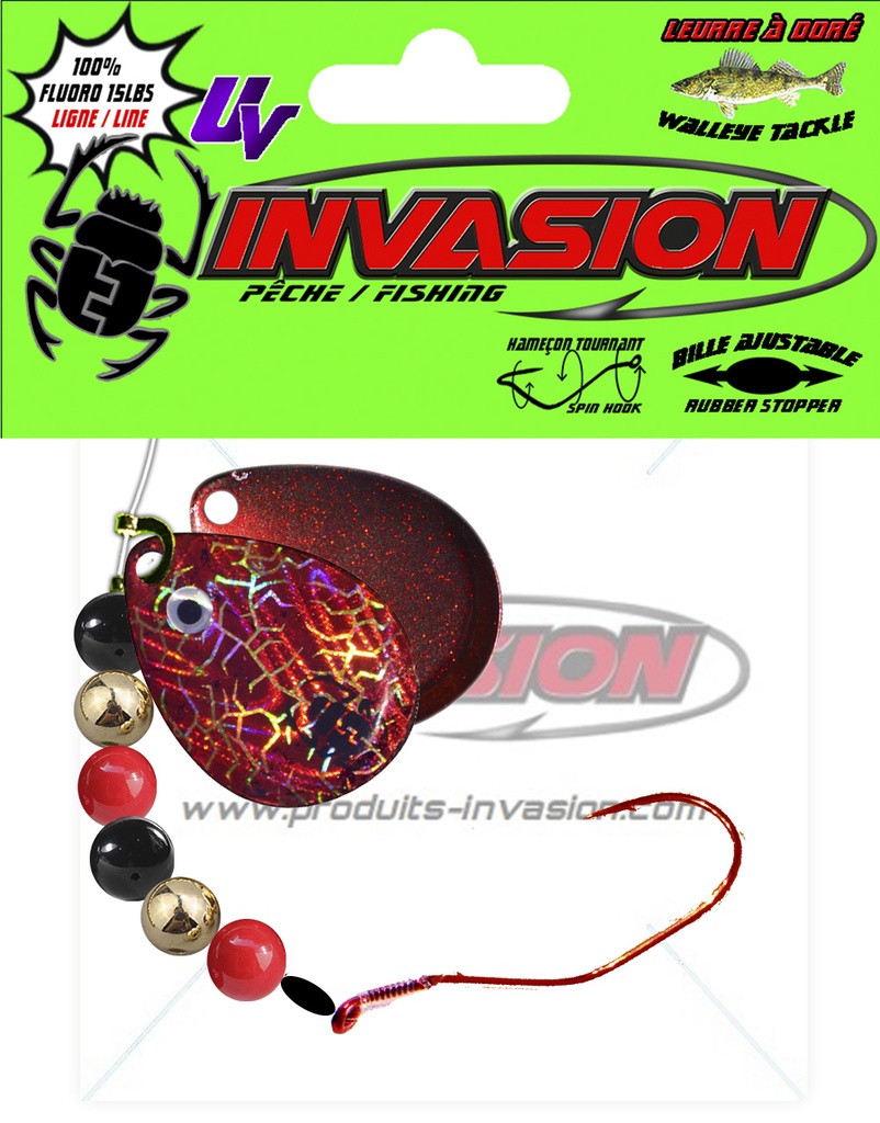 08 - Iridescent Rouge (Hologramme Or)