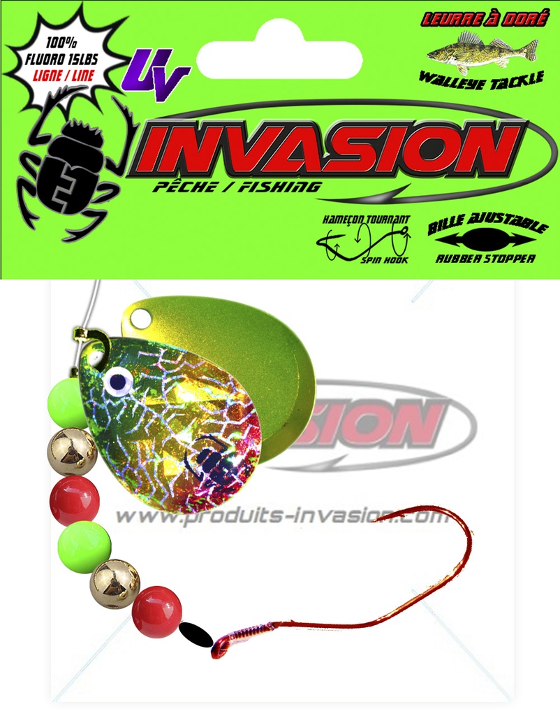 09 - Iridescent Rouge, Jaune et Vert (Hologramme Argent)