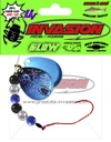 20 - GLOW Bleu et Noir (Hologramme Argent)