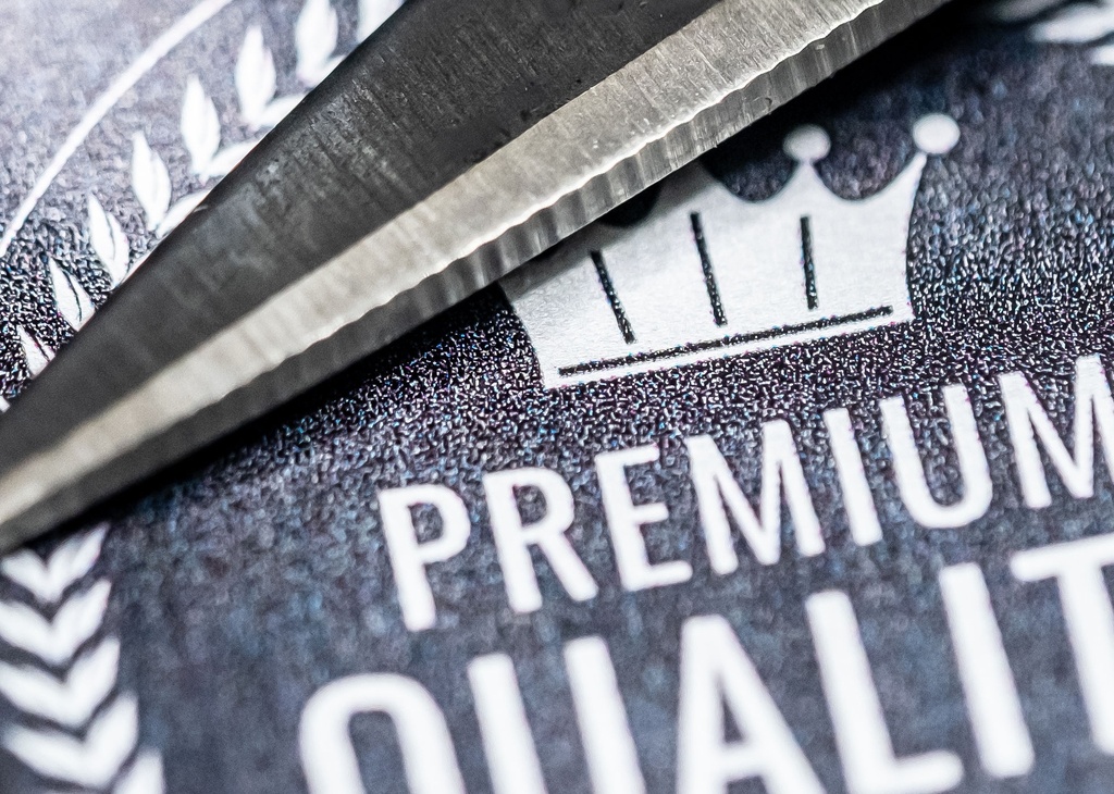 SHOR PREMIUM - ALL PURPOSE TUNGSTEN CARBIDE STRAIGHT SCISSORS 4&quot;
