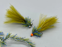UPAVON - BLUE FLASH DAMSEL STRAGGLE HACKLE