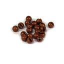 SHOR - TUNGSTEN SLOTTED BEADS - CHOCOLATE BROWN