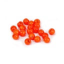 SHOR - TUNGSTEN SLOTTED BEADS - FL. ORANGE
