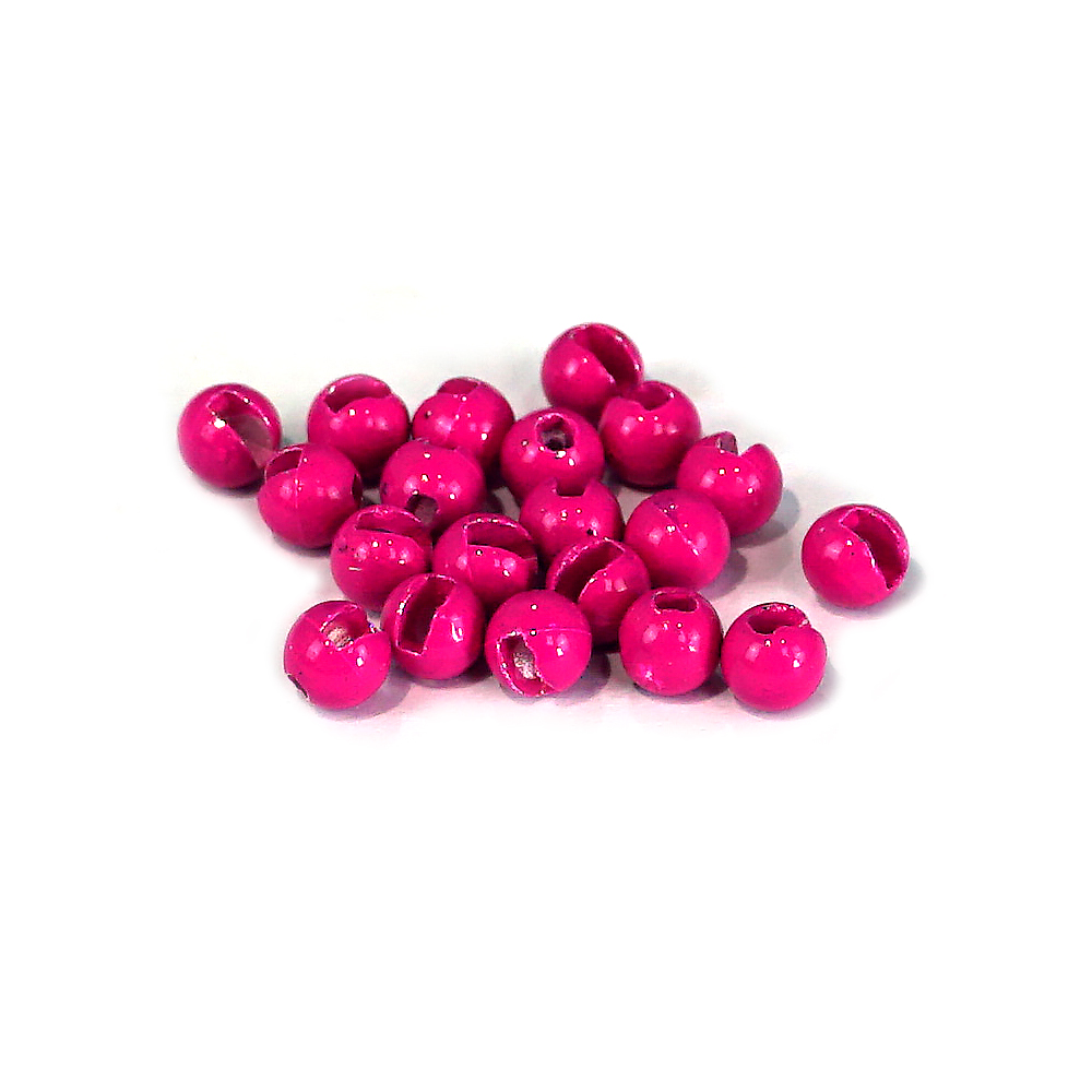 SHOR - TUNGSTEN SLOTTED BEADS - FL. PINK