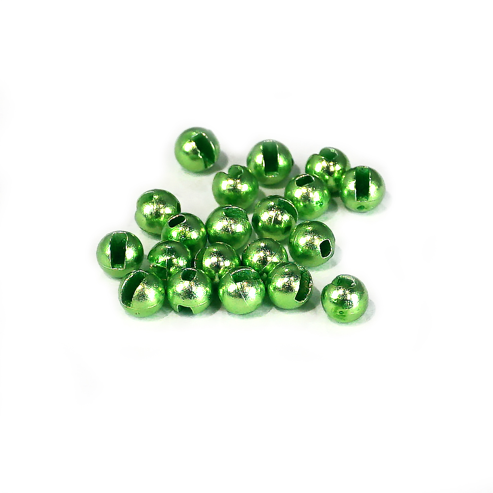 SHOR - TUNGSTEN SLOTTED BEADS - OLIVE