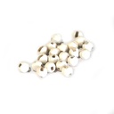 SHOR - TUNGSTEN SLOTTED BEADS - WHITE