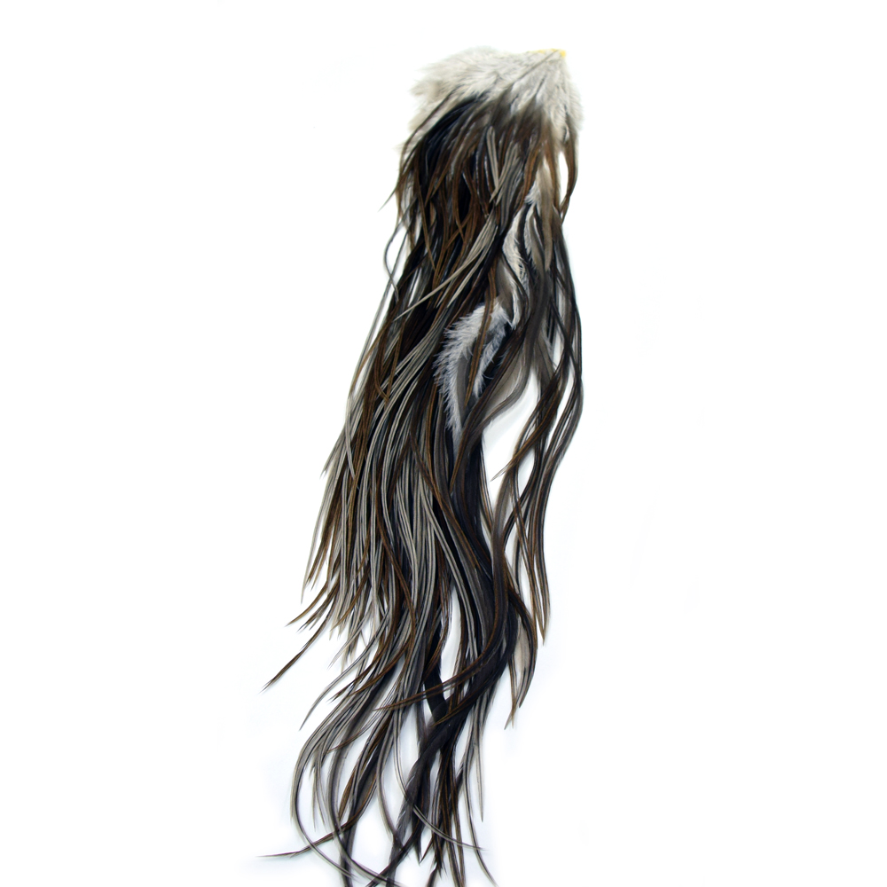 SHOR - GENETIC 1/2 ROOSTER SADDLES PREMIUM DARK VARIANT