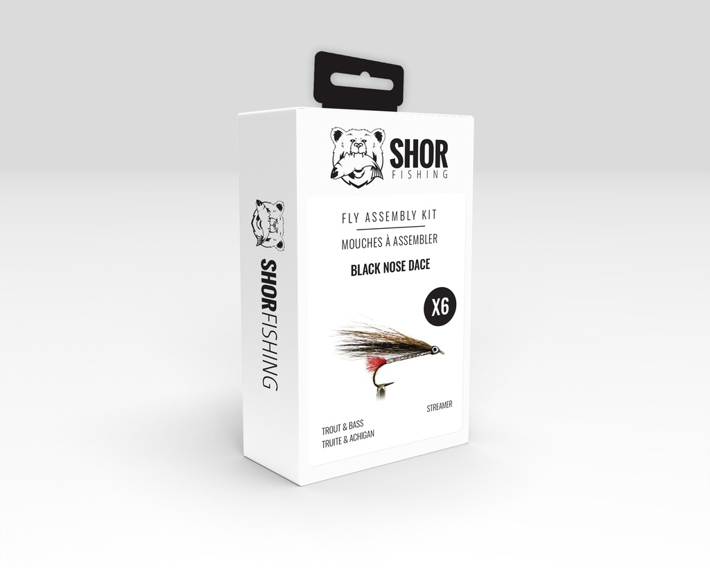 SHOR - KIT DE MONTAGE :  BLACK NOSE DACE 