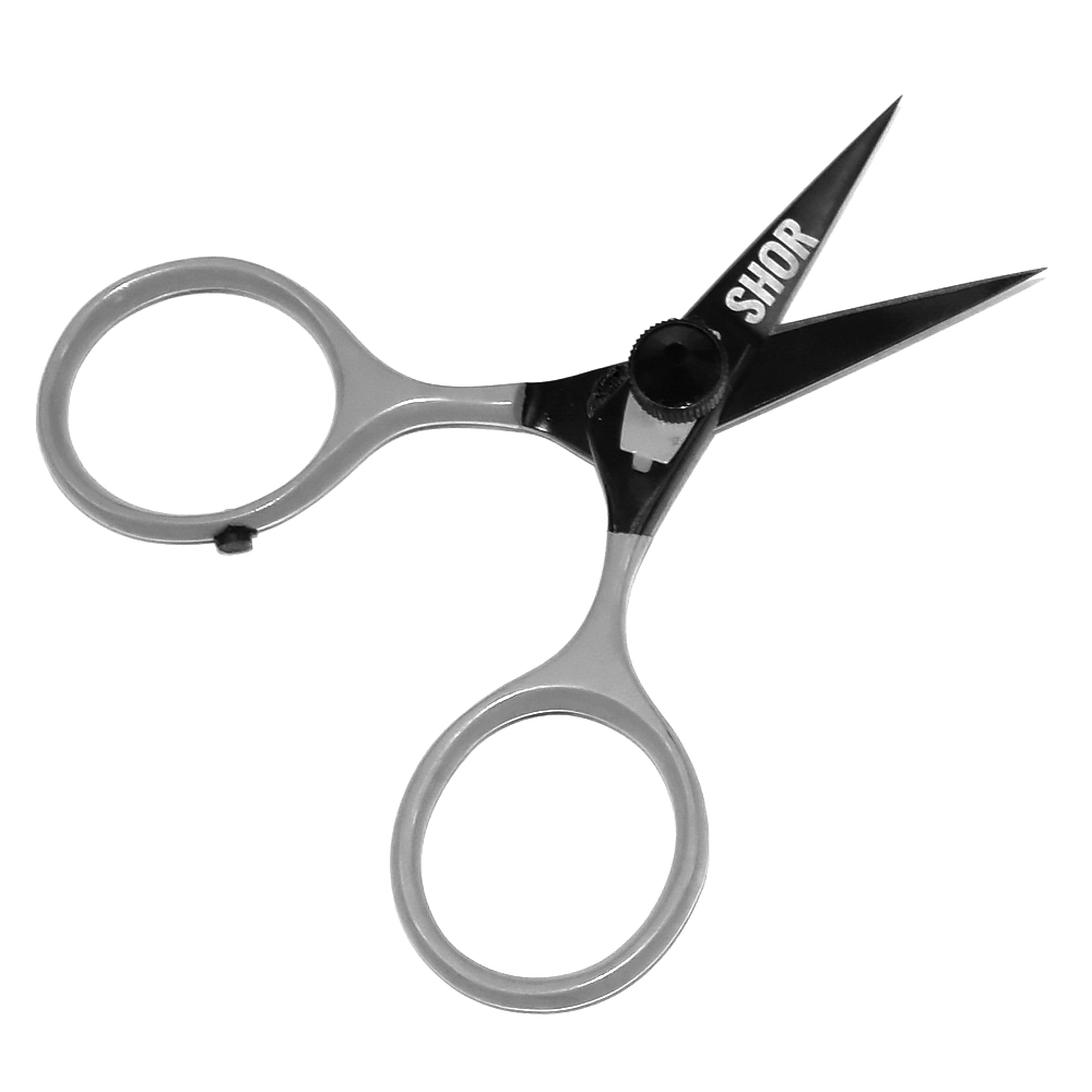 SHOR PREMIUM - RAZOR STRAIGHT SCISSORS 4in