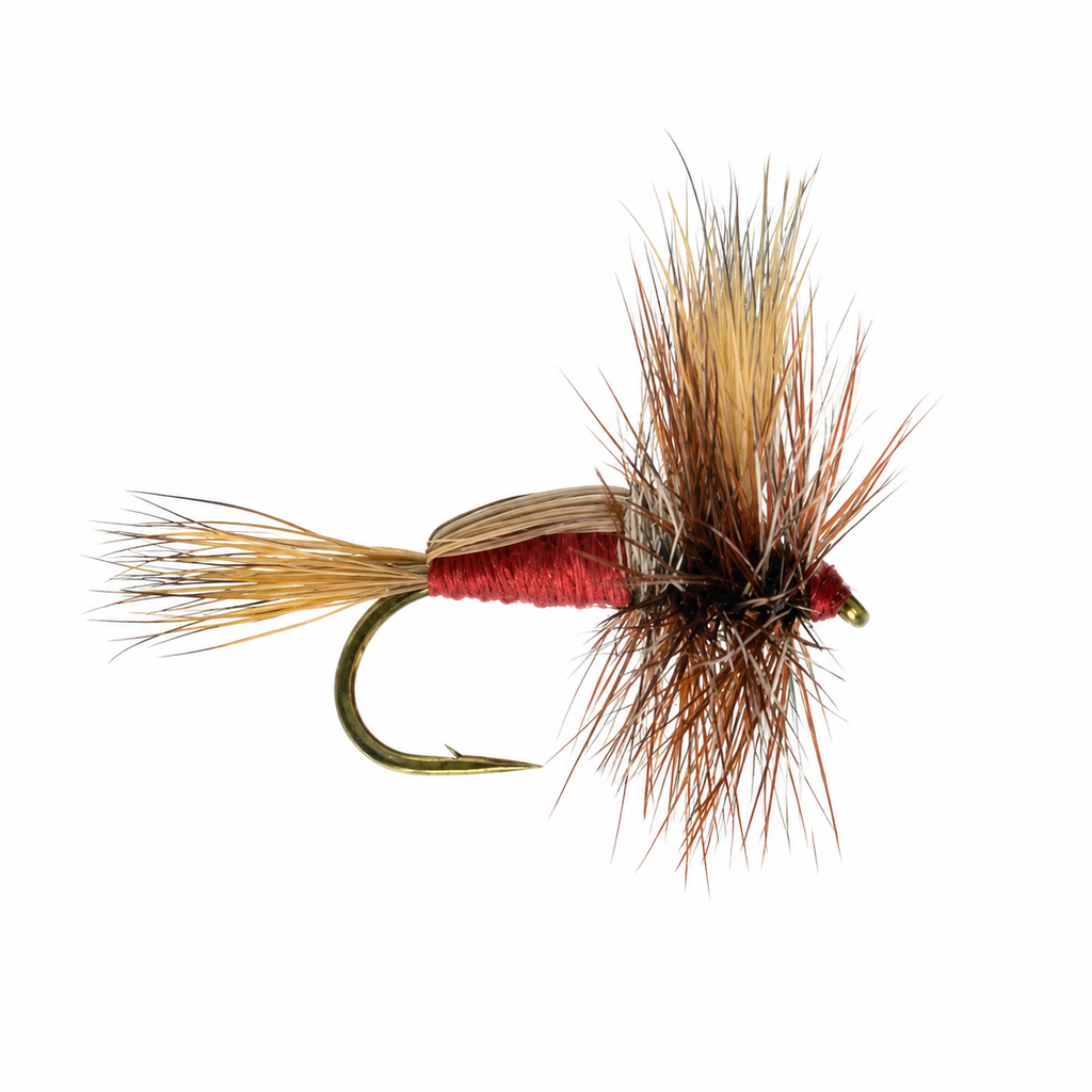 NEPTUNE FLIES - Red Humpy (DRY)