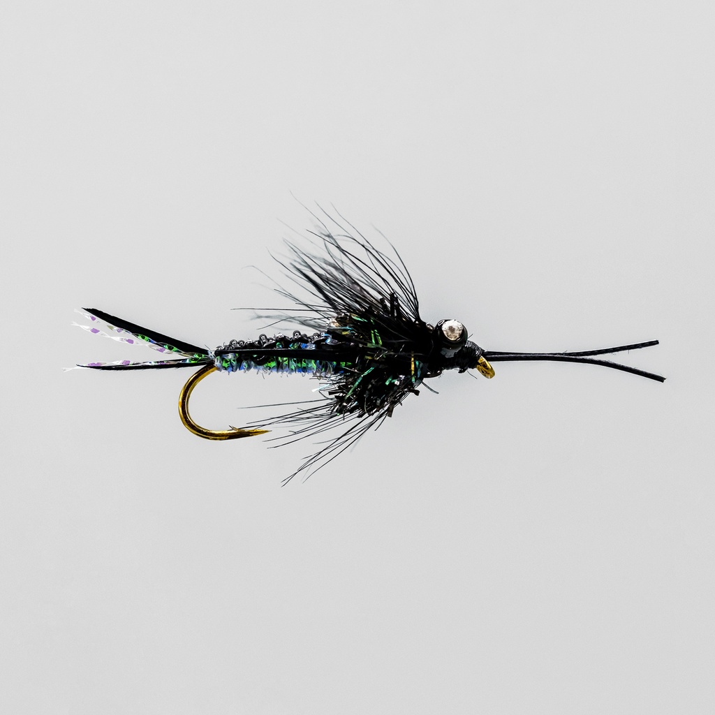 NEPTUNE FLIES - Black Braided Stone Fly Nymphs (NYMPH)