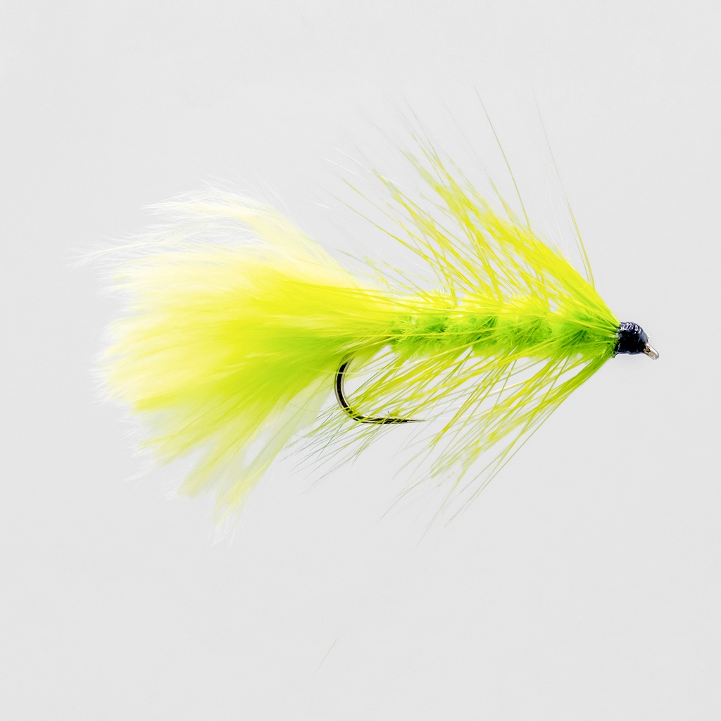 NEPTUNE FLIES - Chartreuse Woolly Bugger (STREAMER)