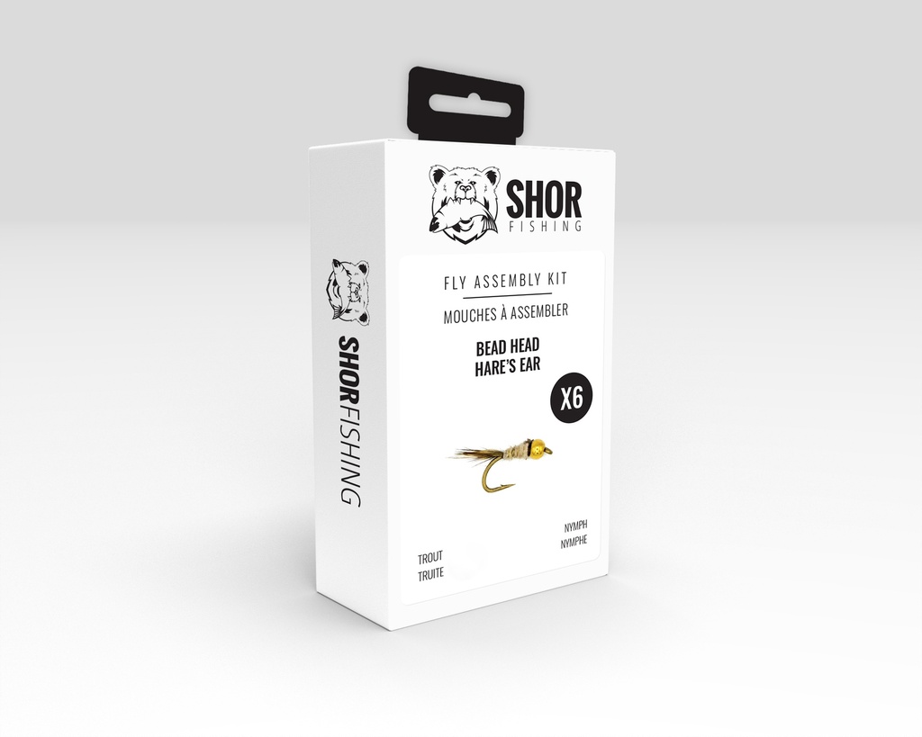 SHOR - BEAD HEAD HARE'S EAR ASSEMBLY KIT