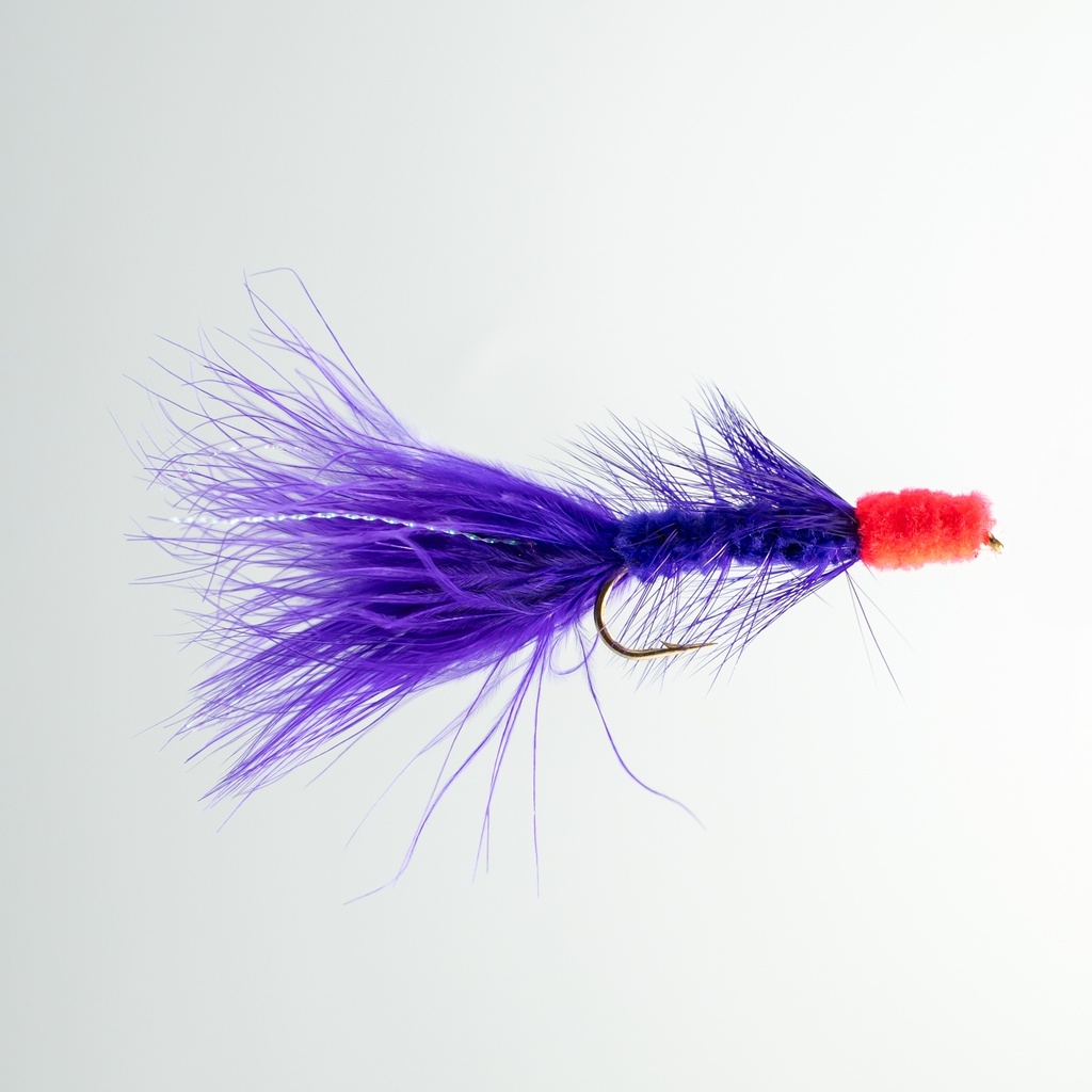 Purple Egg Sucking Leech Woolly Bugger (STREAMER)