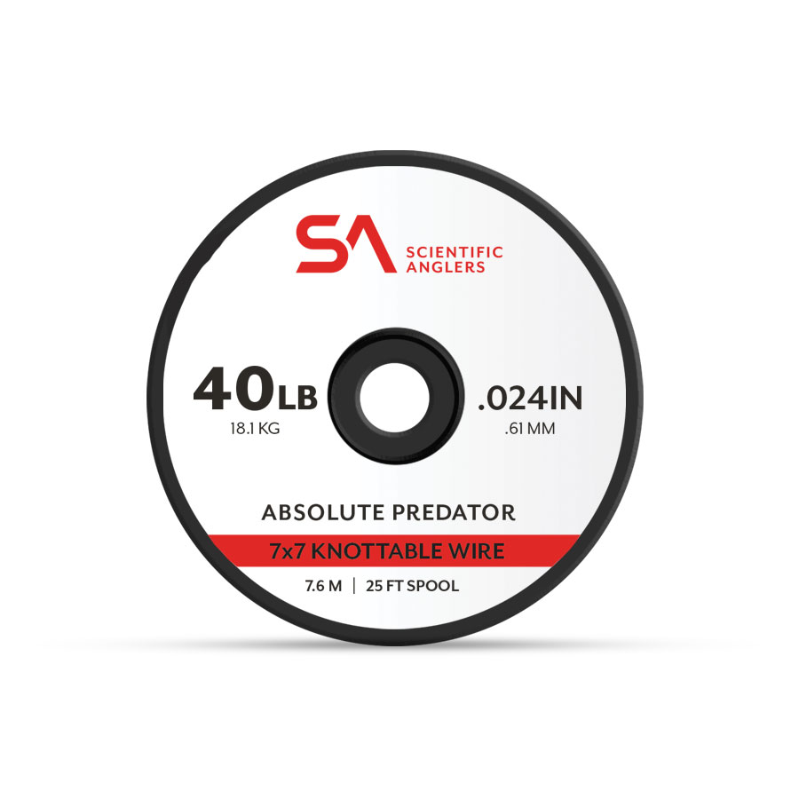 SCIENTIFIC ANGLERS - ABSOLUTE PREDATOR 7X7 KNOTTABLE WIRE - 25'