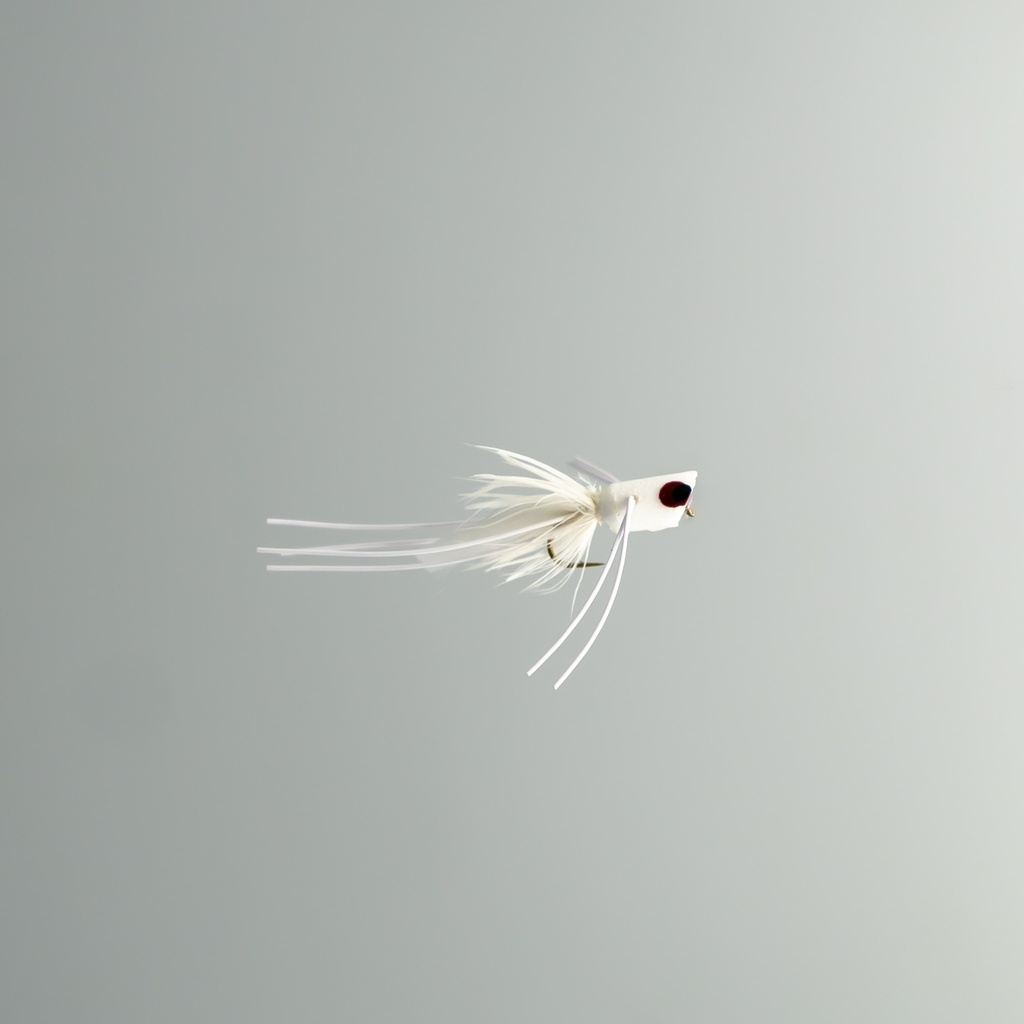 NEPTUNE FLIES - Micro Popper - White