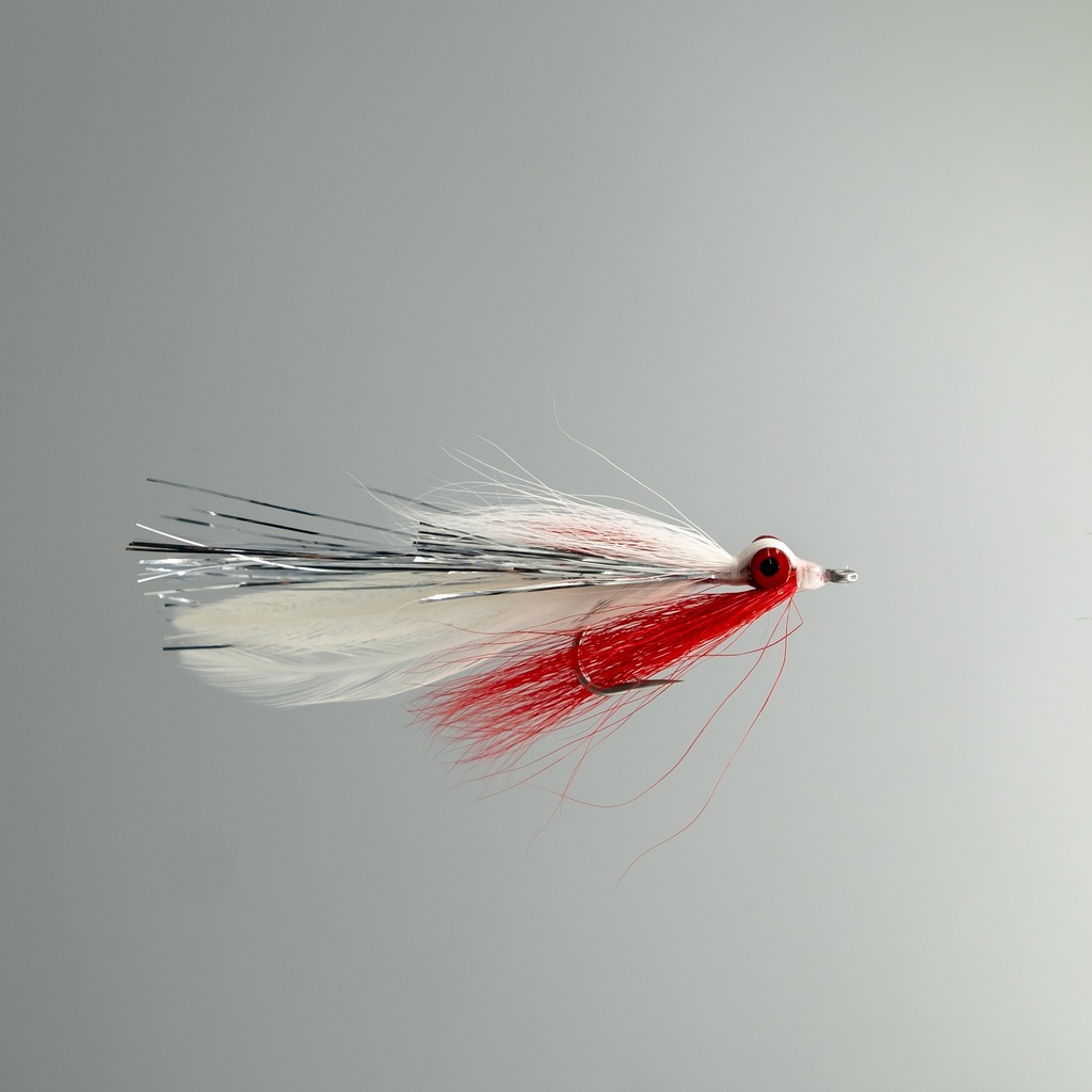 NEPTUNE FLIES - Half & Half - Red & White