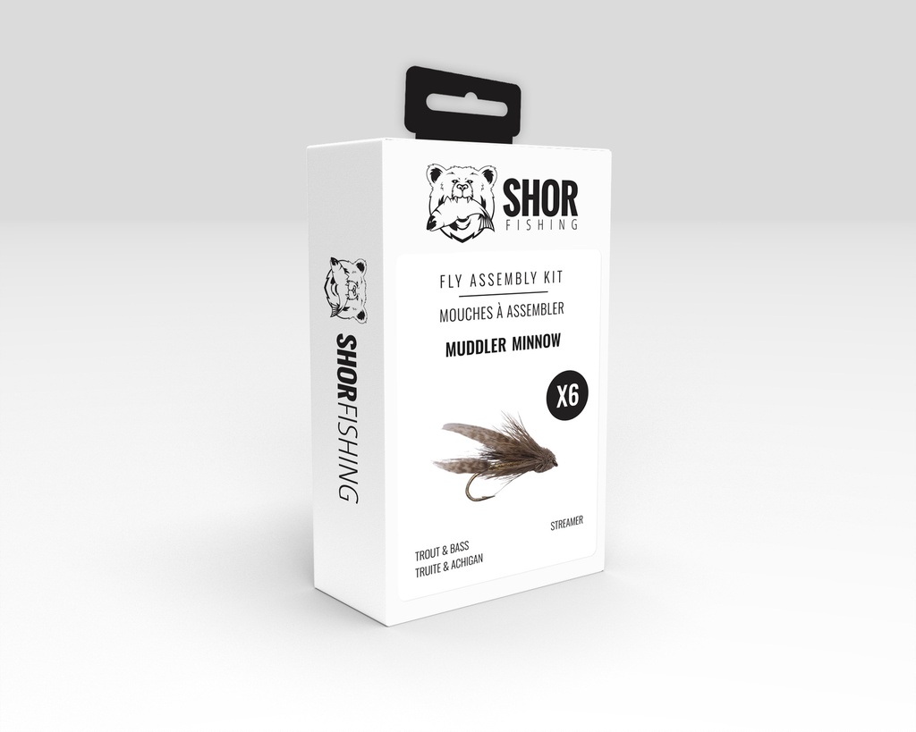 SHOR - MUDDLER MINNOW - KIT D'ASSEMBLAGE