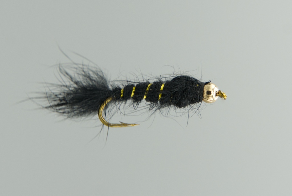 Hares ear Black Bead Head Nymphs