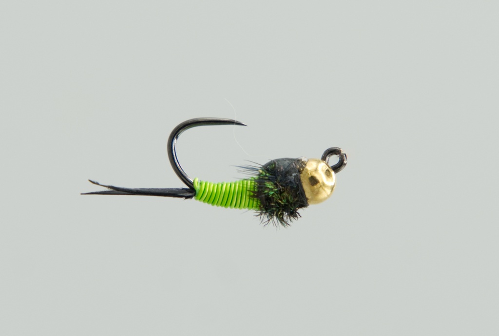 Jiggy Copper John - Chartreuse Tungsten