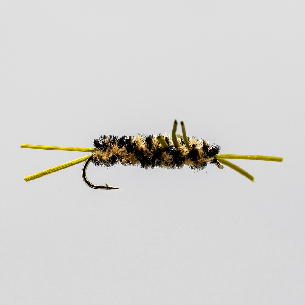 Pat's Rubber Legs Black / Brown