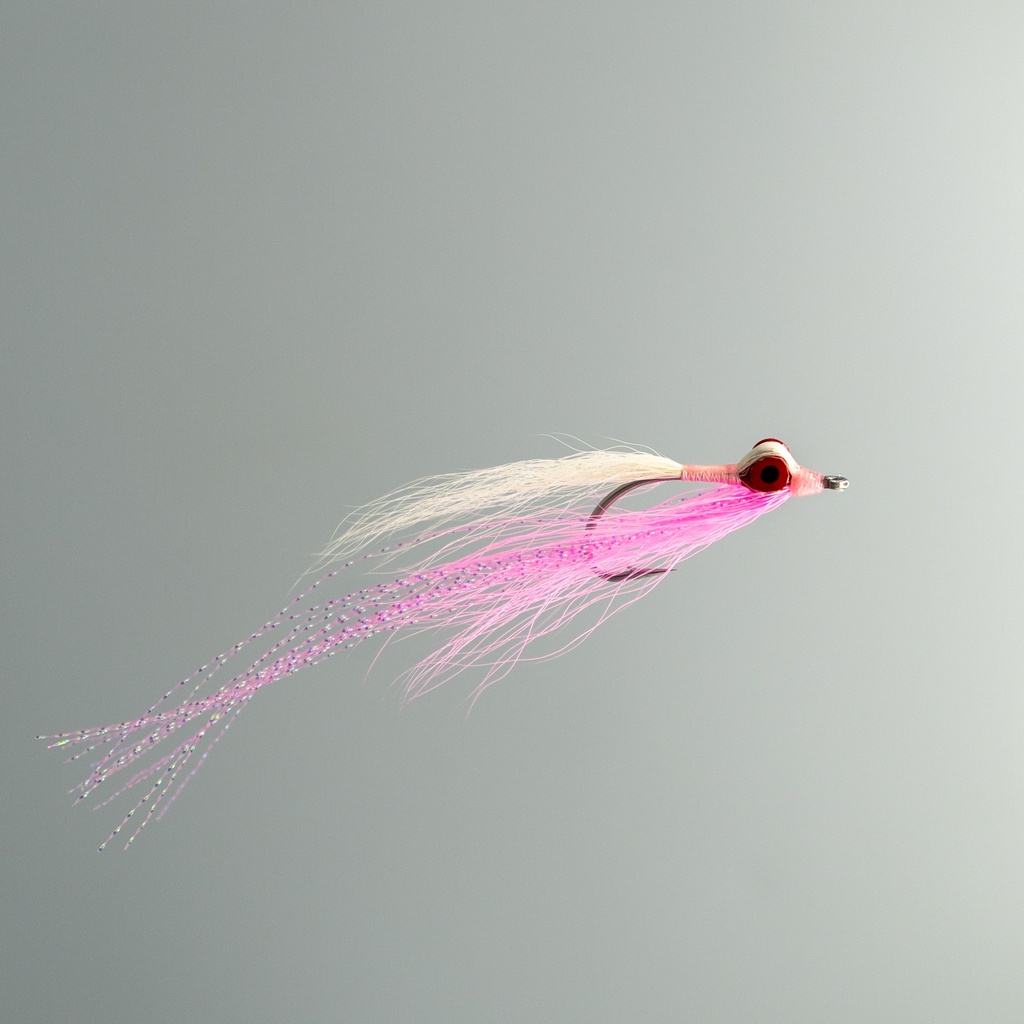 Clouser Minnow Pink & White