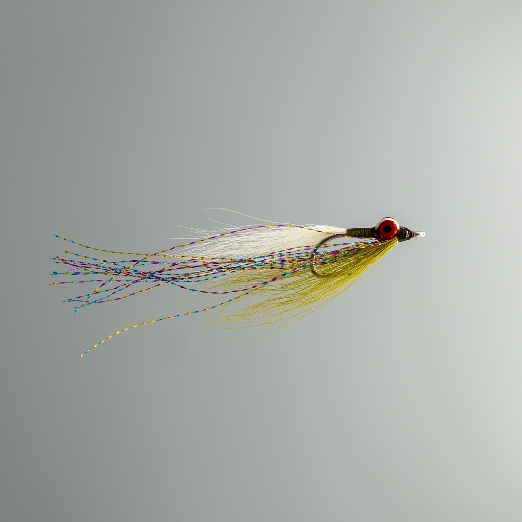 Clouser Minnow Olive & White
