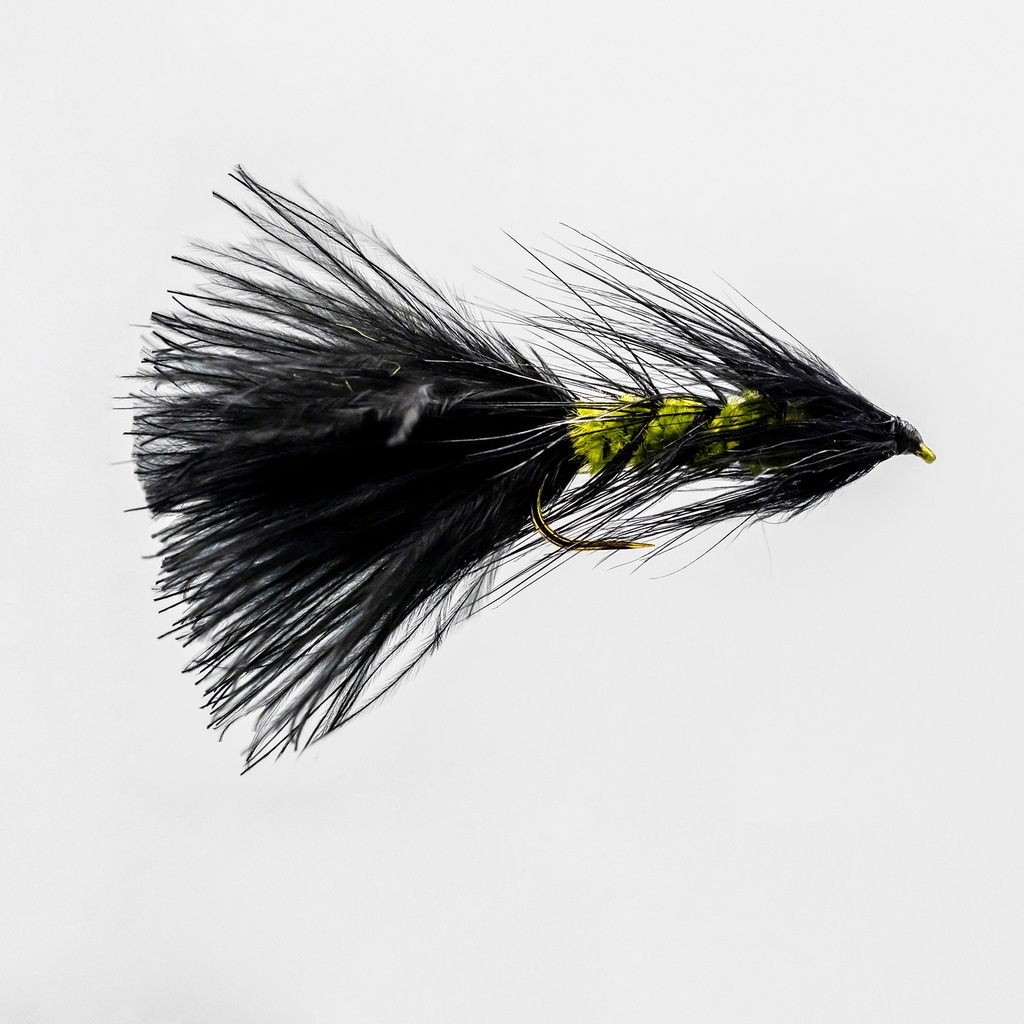 Dark Olive/Black Woolly Bugger