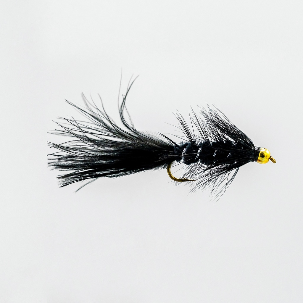 Black Bead Head Woolly Bugger