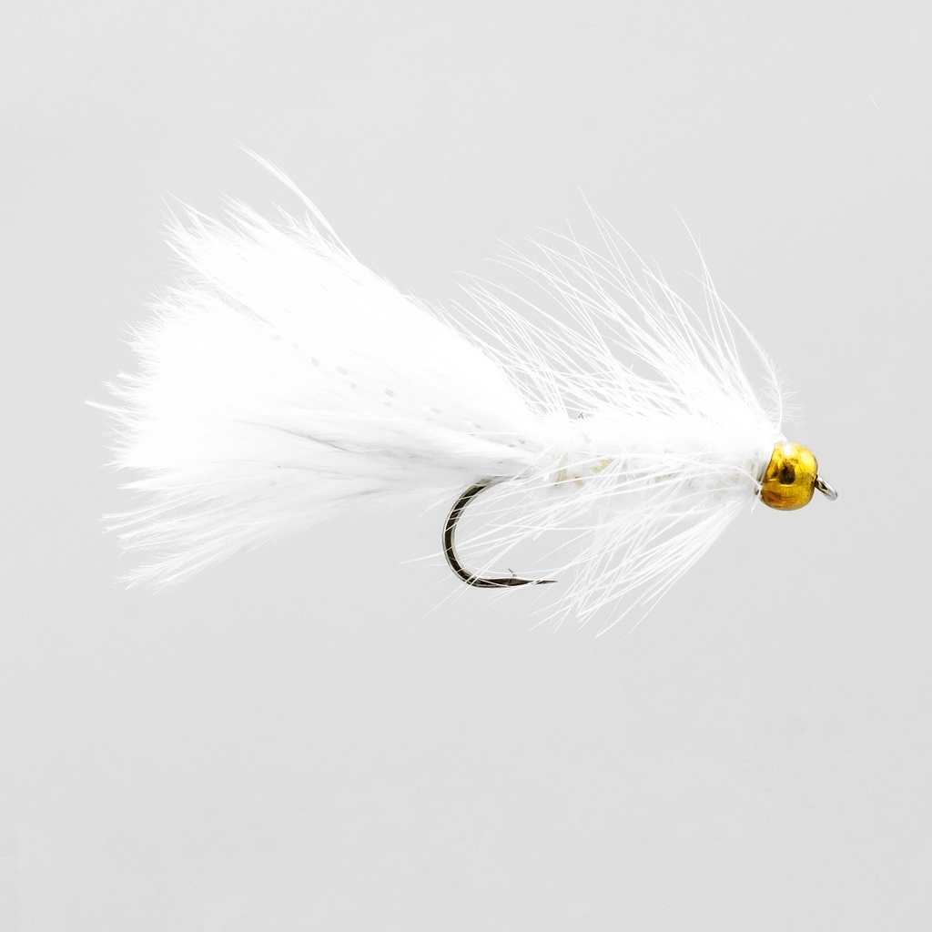 Bead Head Crystal Bugger White