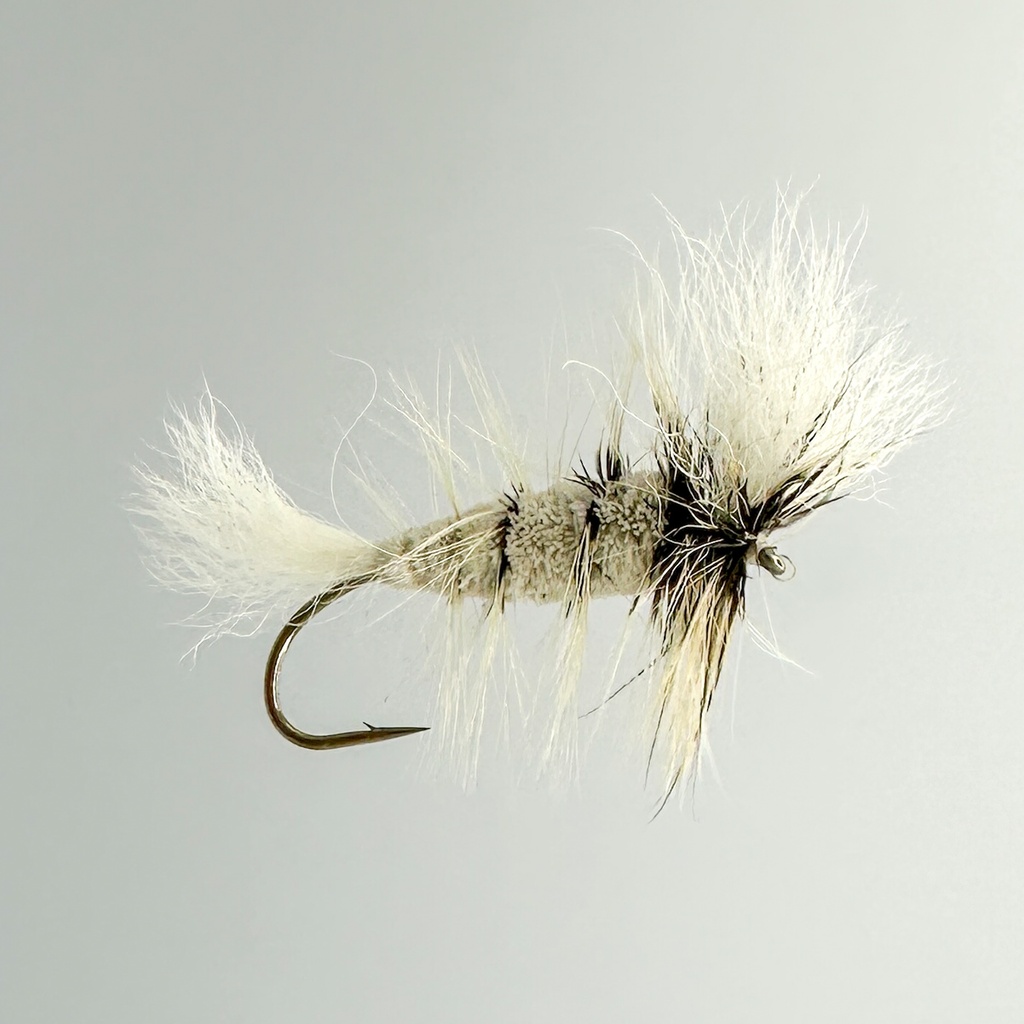 White Bomber Badger Hackle
