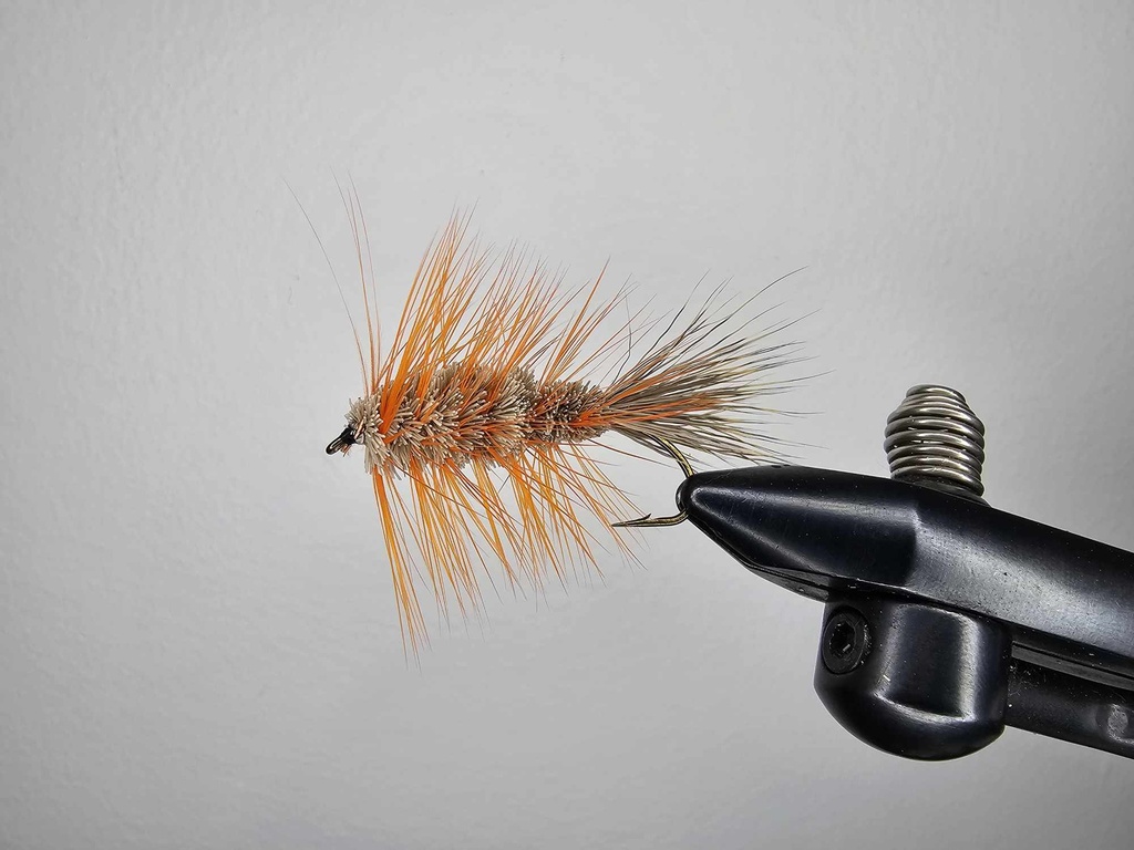 Carter Bug Orange Hackle - SINGLE HOOK