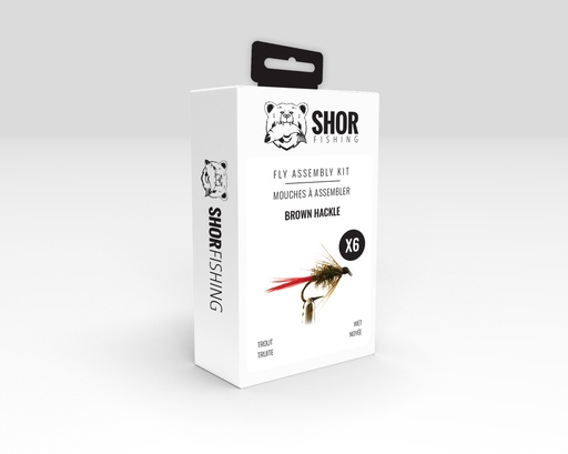 [SHFKT12] SHOR - BROWN HACKLE ASSEMBLY KIT
