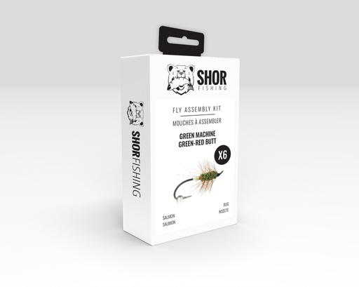[SHFKS06] SHOR - GREEN MACHINE GREEN BUTT - KIT D'ASSEMBLAGE