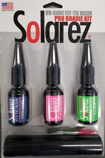 [SO28802] SOLAREZ - UV-Cure Fly-Tie Fishing Roadie Kit - 0.5oz