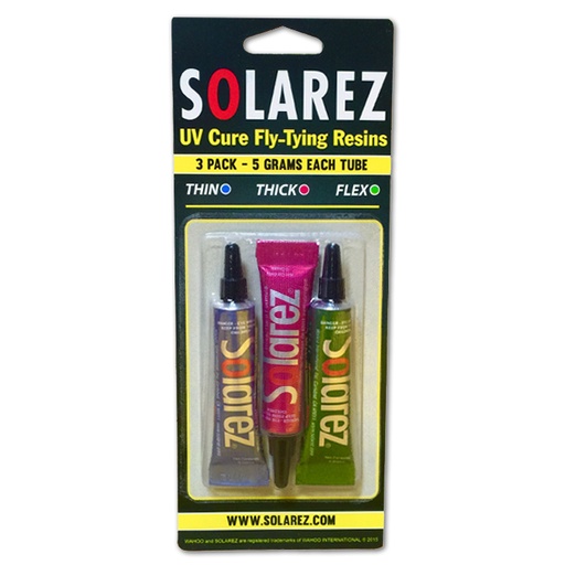 [SO75807] SOLAREZ - Fly-Tie UV Resin 3 Pack