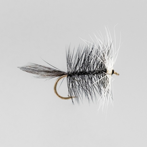 NEPTUNE FLIES - Black Bivisible (DRY)
