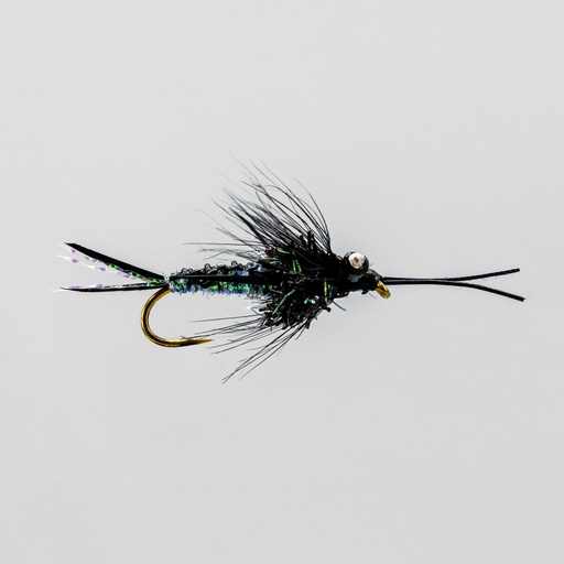 NEPTUNE FLIES - Black Braided Stone Fly Nymphs (NYMPH)