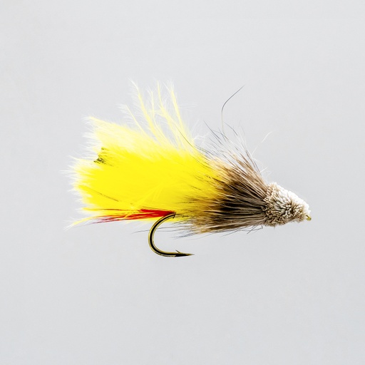 Yellow Muddler Marabou (STREAMER)