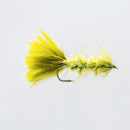 NEPTUNE FLIES - Olive Crystal Bugger (STREAMER)