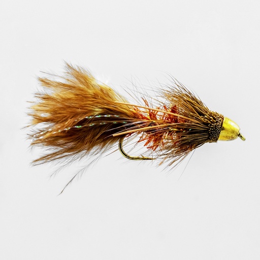 NEPTUNE FLIES - Brown Conehead Bow River Bugger (STREAMER)