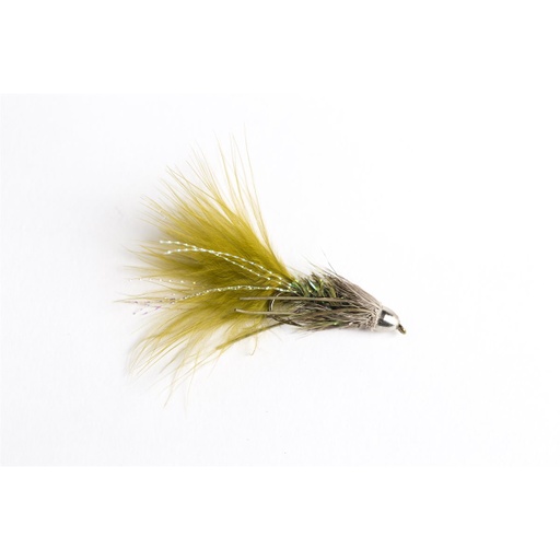 Olive Conehead Bow River Bugger (STREAMER)