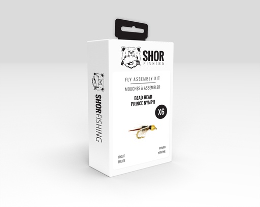 [SHFKT17] SHOR - BEAD HEAD PRINCE NYMPH ASSEMBLY KIT